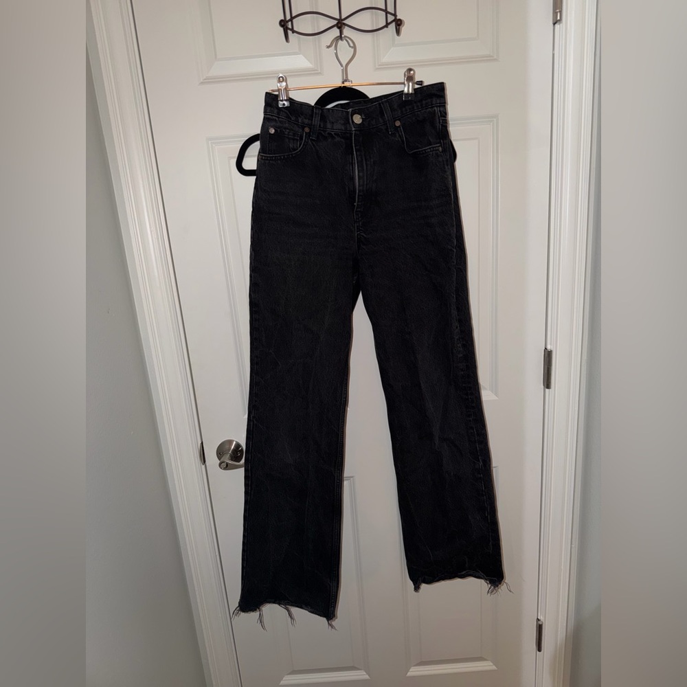 Zara Black Straight/ wide Leg Women's Jeans